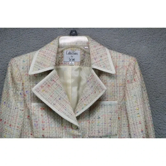 Le Suit-Collections-"Pretty in Tweed" Skirt Suit-Vintage-Size 6-New w/Tags - Picture 5 of 16